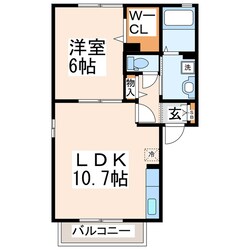 フローラ武蔵ヶ丘の物件間取画像